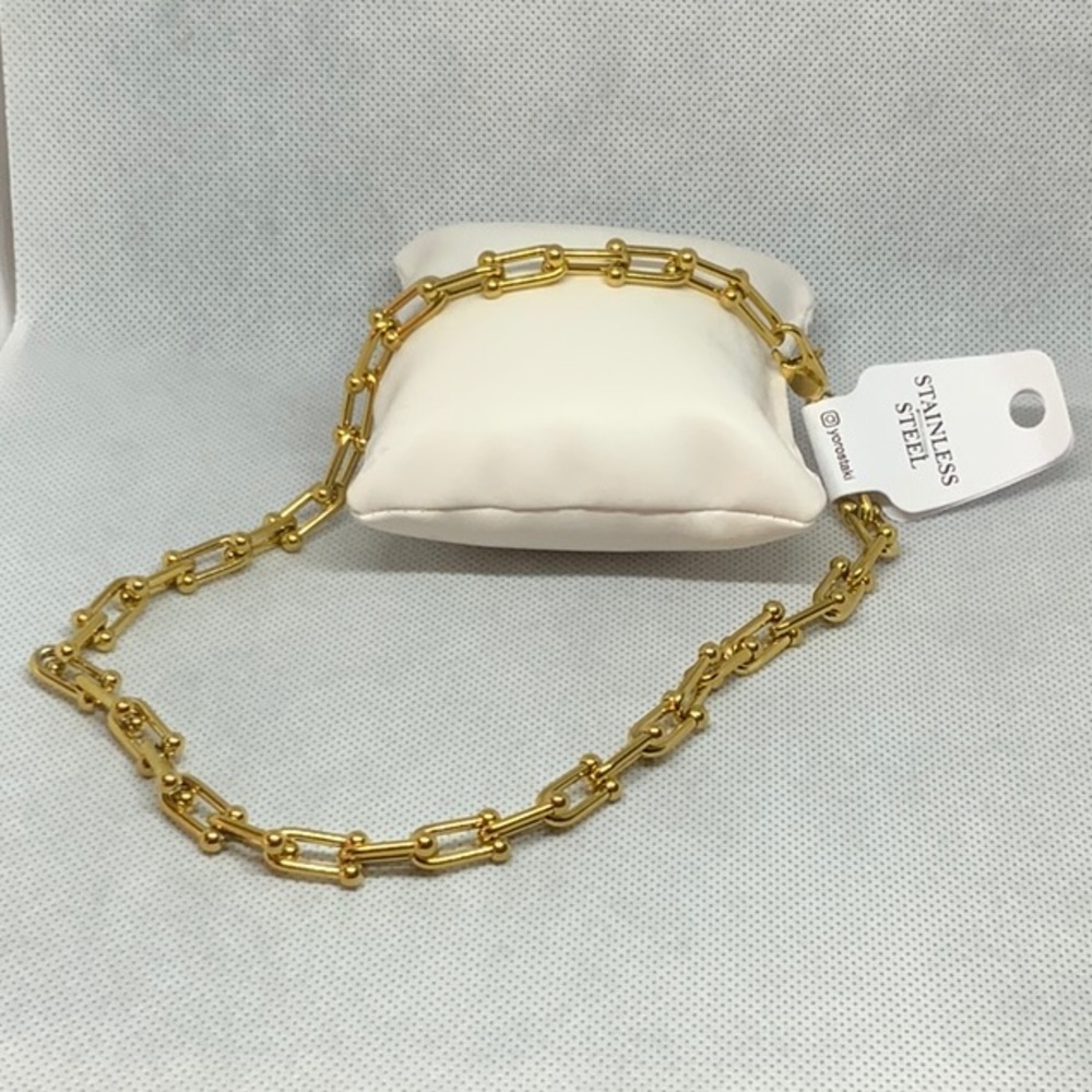 Gold plated choker